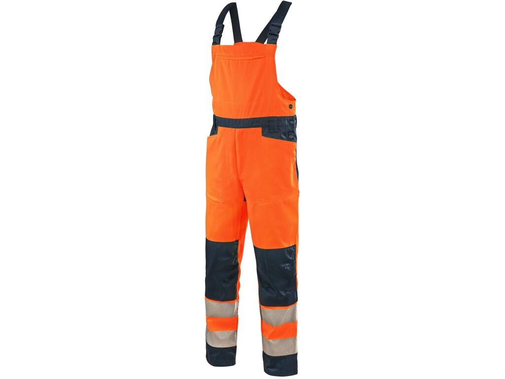 Zahradníky CXS HALIFAX, pánské, výstražné se síťovinou, oranžovo-modré, vel. 60