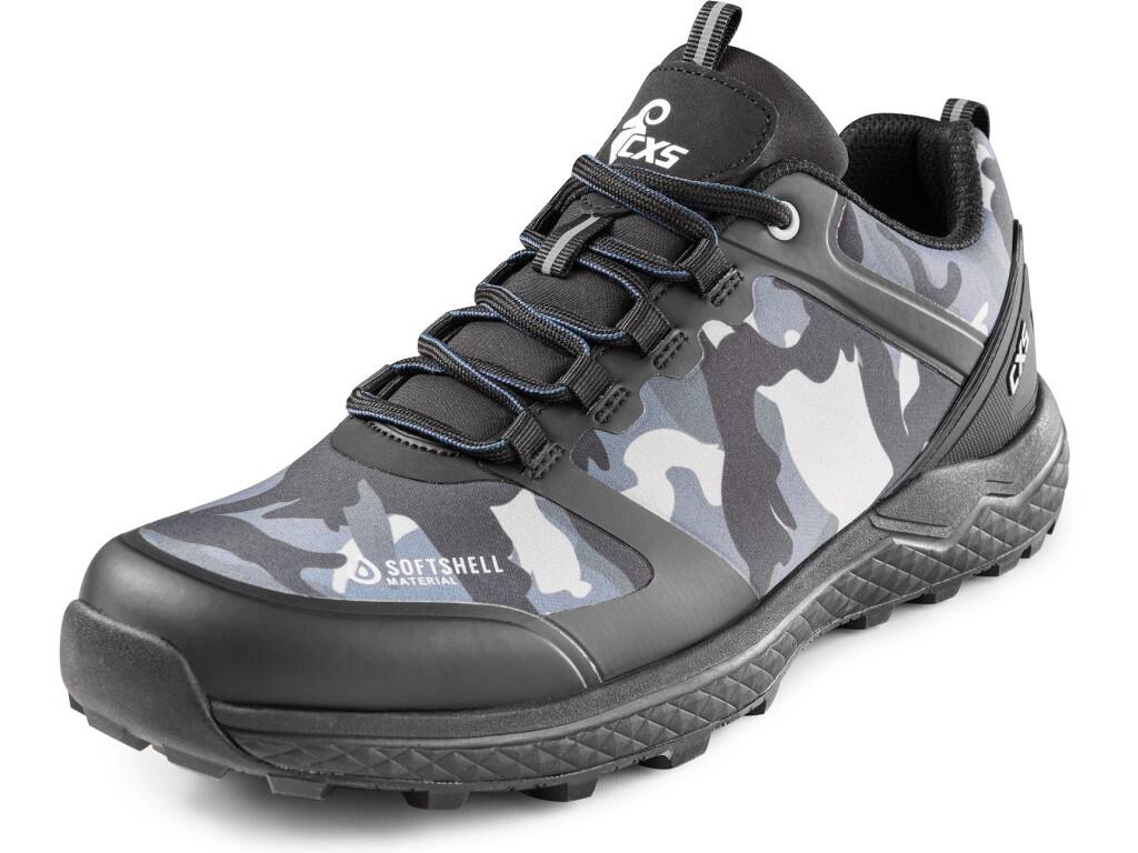 Obuv CXS SPORT, poltopánka, maskáčová modrá