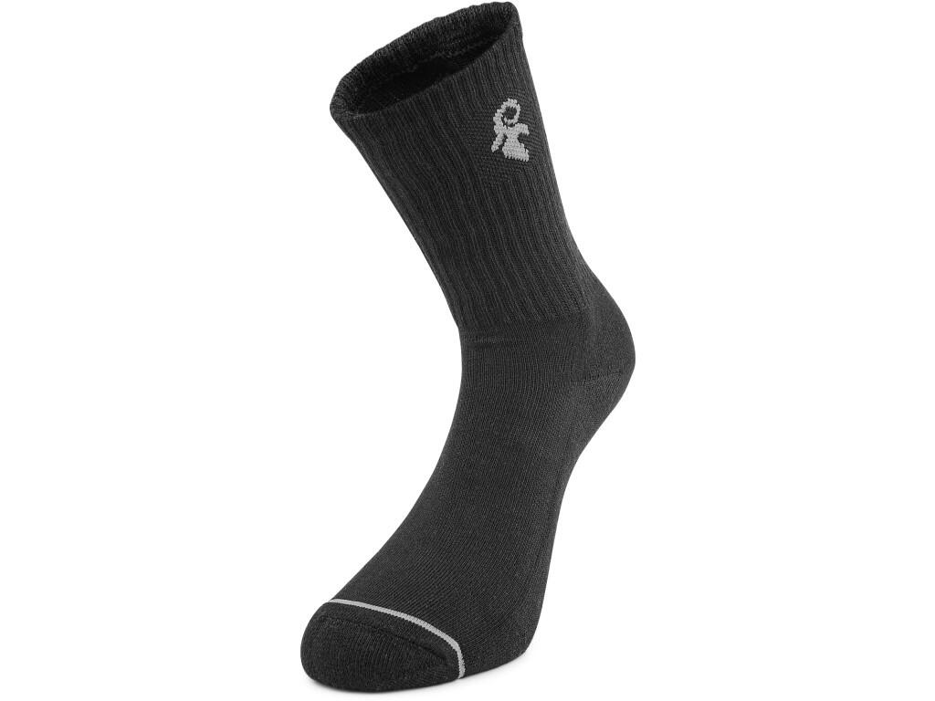 Ponožky CXS SportSocks, černé, 3 páry, vel. 36-39