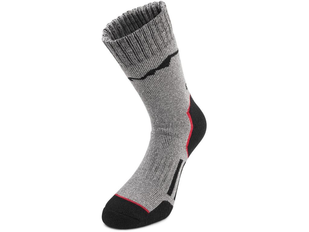 Ponožky CXS ThermoStep, šedé, vel. 40-42