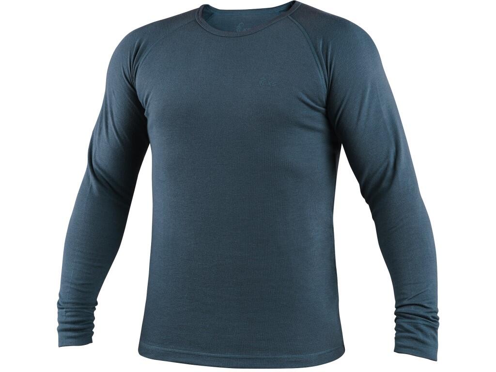 Tričko CXS ACTIVE, funkční, dlouhý rukáv, pánské, modré, vel. L