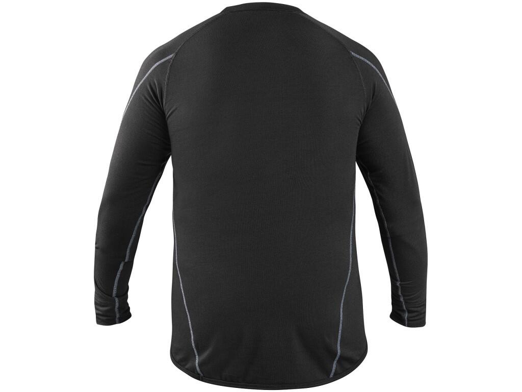 Tričko CXS REWARD, funkční, dlouhý rukáv, dětské, černo-modré, vel. 140