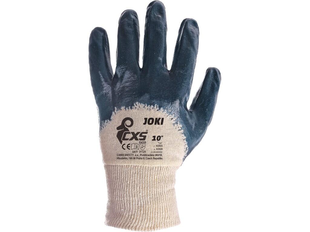 Rukavice CXS JOKI, máčané v nitrile, vel. 08