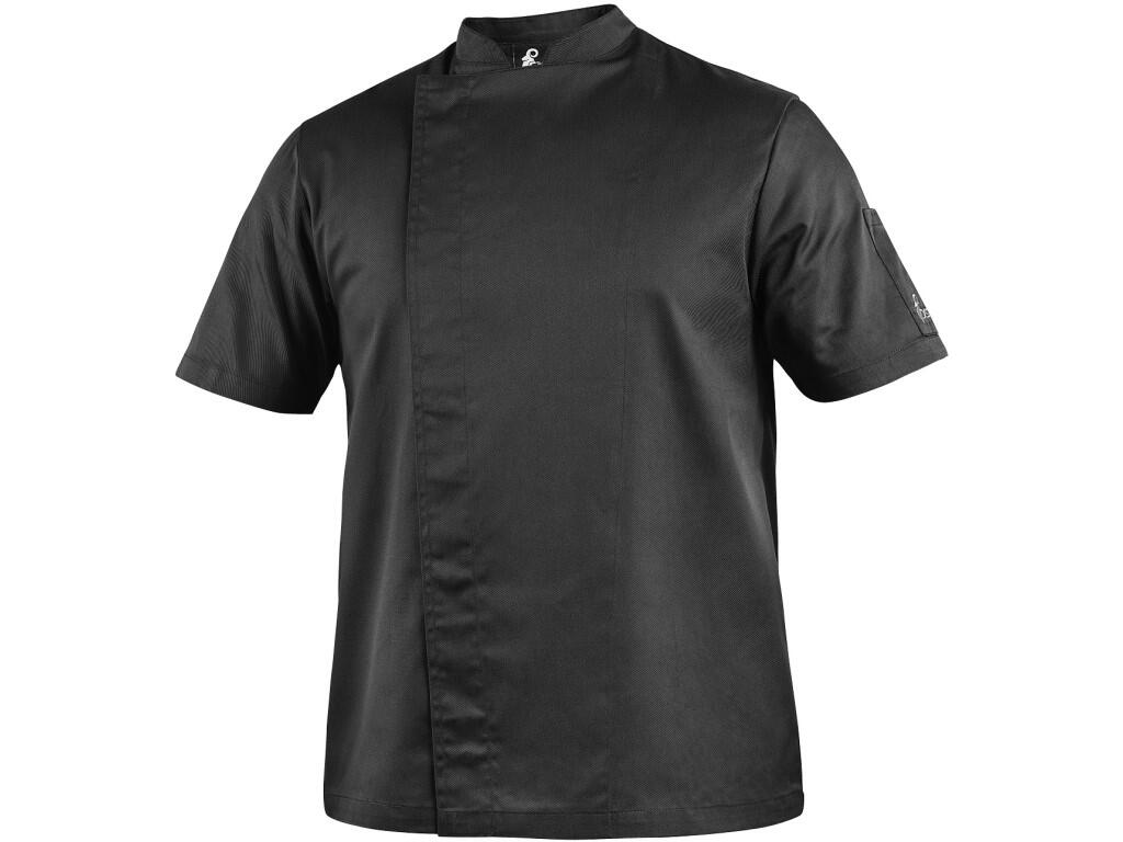 Rondon CXS CHEFLINE B-S, pánsky, krátky rukáv, čierny