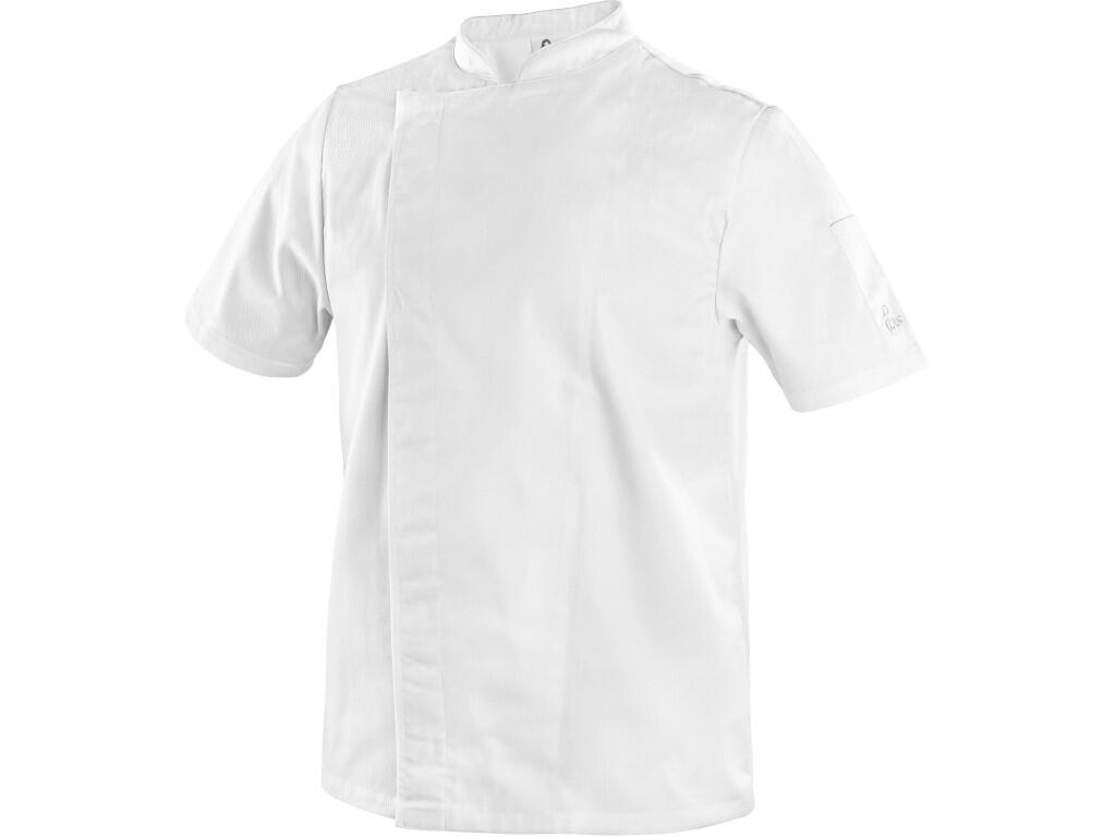 Rondon CXS CHEFLINE W-S, pánsky, krátky rukáv, biely