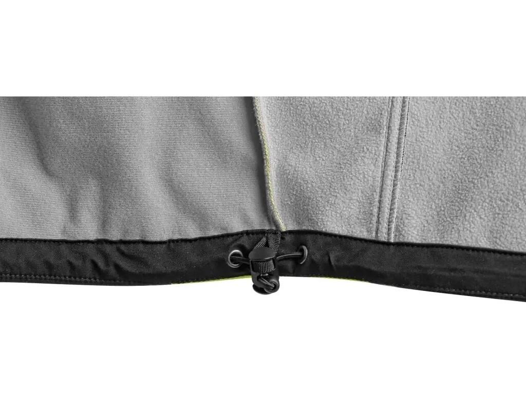 Bunda CXS BENSON, výstražná, softshell, pánská, žluto-černá, vel. 5XL