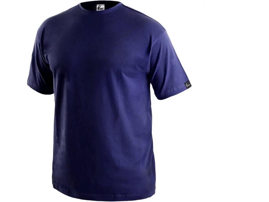 Tričko CXS DANIEL, krátký rukáv, tmavě modré, vel. 4XL