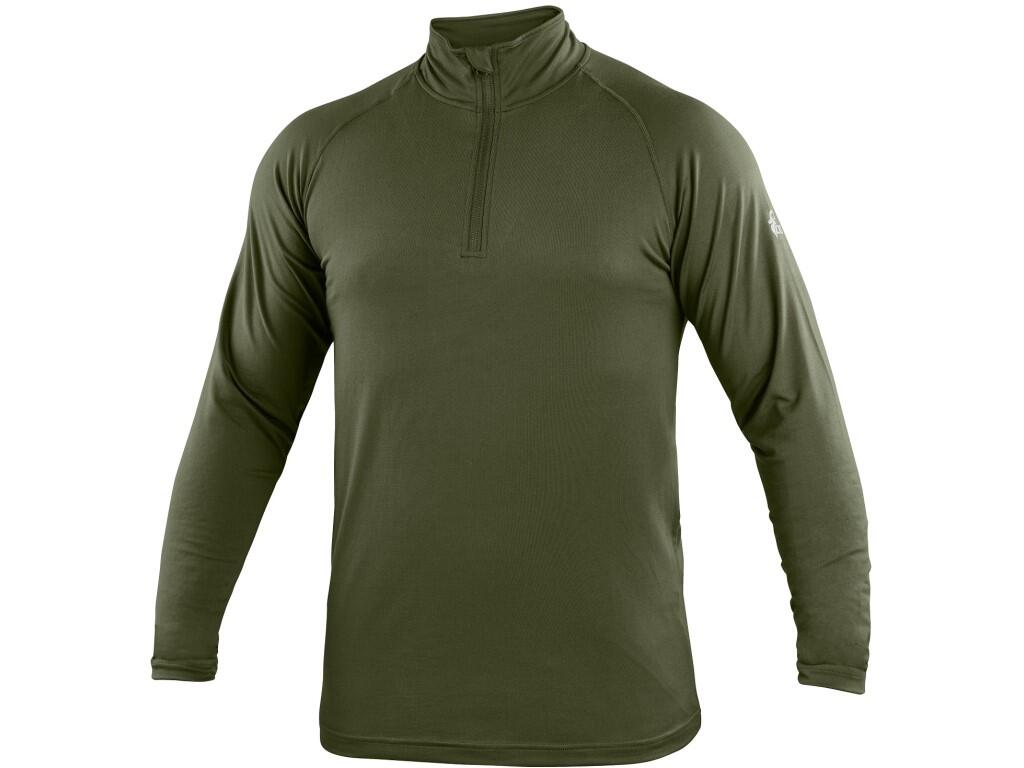 Mikina / tričko CXS MALONE, pánská, khaki, vel. S