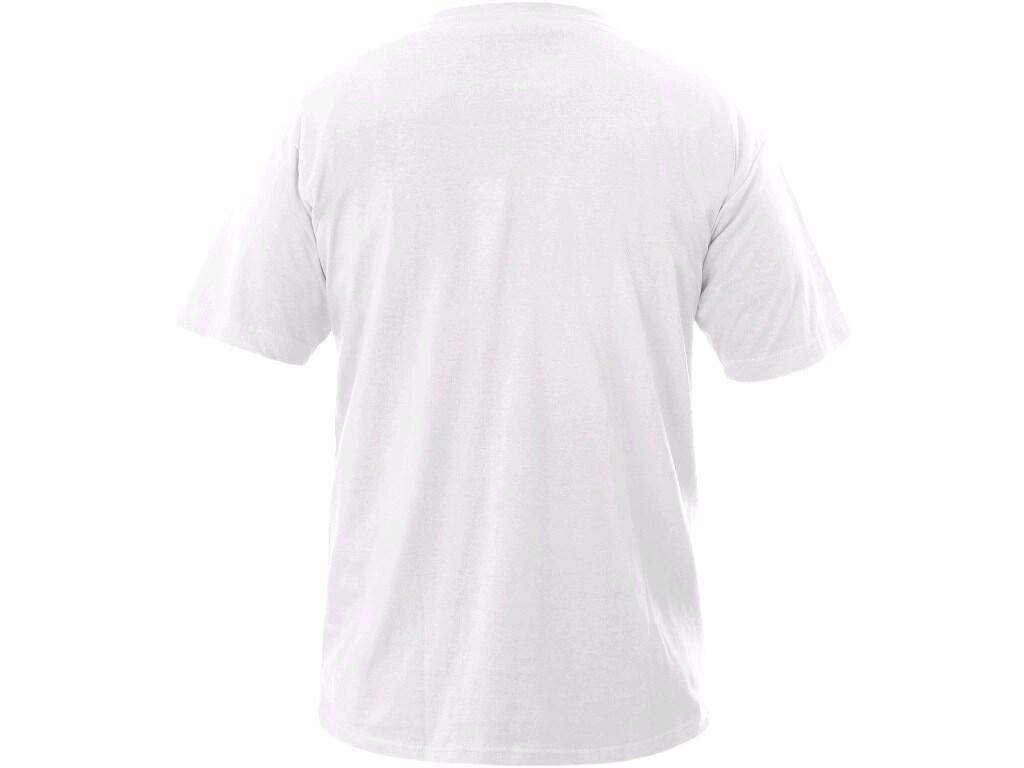 Tričko CXS DANIEL, krátky rukáv, biele