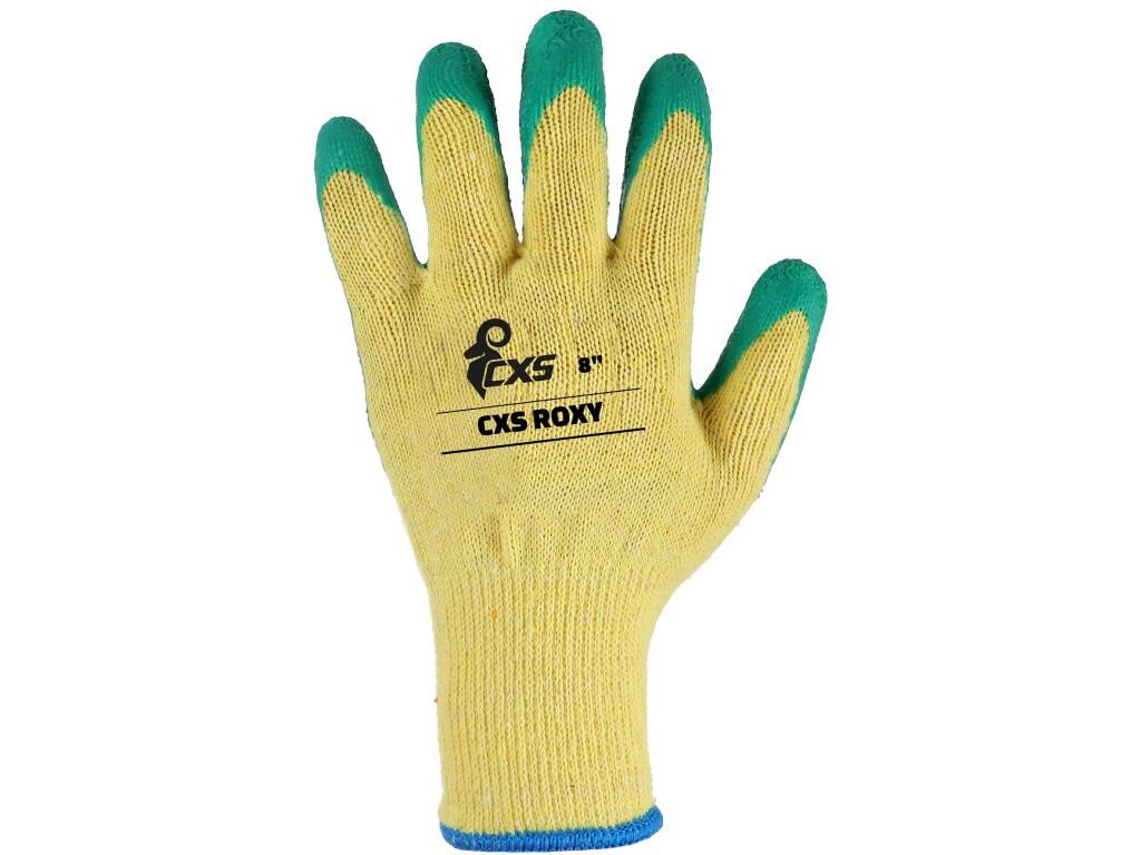 Rukavice CXS ROXY, máčané v latexe, vel. 08