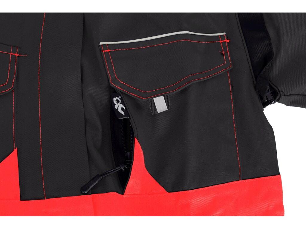 Kombinéza CXS LUXY ROBERT, pánska, čierno-červená