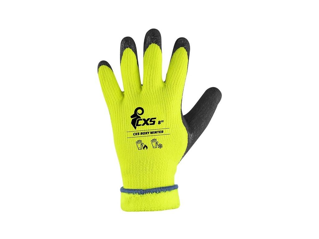 Rukavice CXS ROXY WINTER, zimné, máčané v latexe, vel. 07