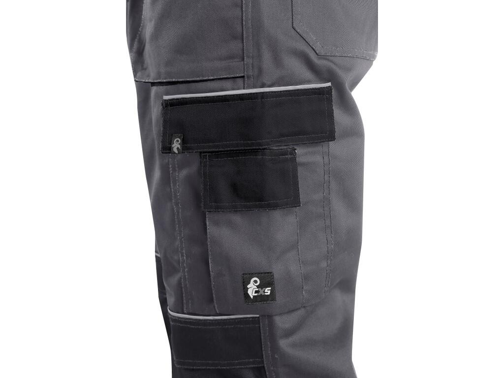 Kalhoty CXS ORION TEODOR, pánské, šedo-černé, vel. 58