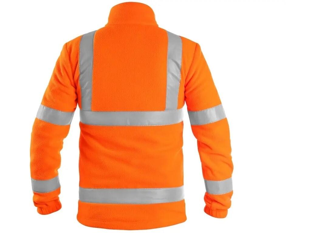 Bunda CXS PRESTON, výstražná, pánska, oranžová, vel. S
