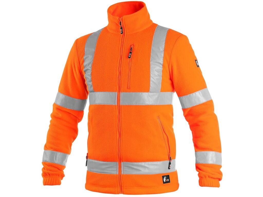 Bunda CXS PRESTON, výstražná, pánska, oranžová, vel. 2XL