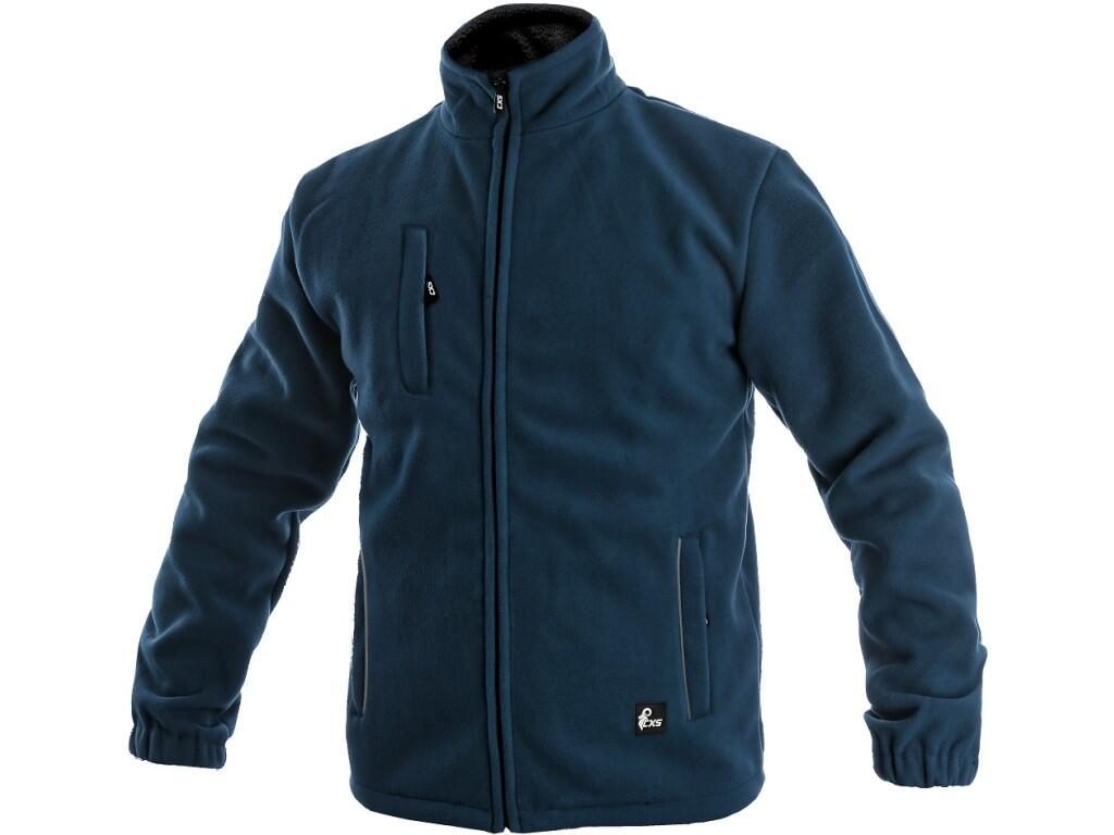 Bunda CXS OTAWA, flísová, modrá