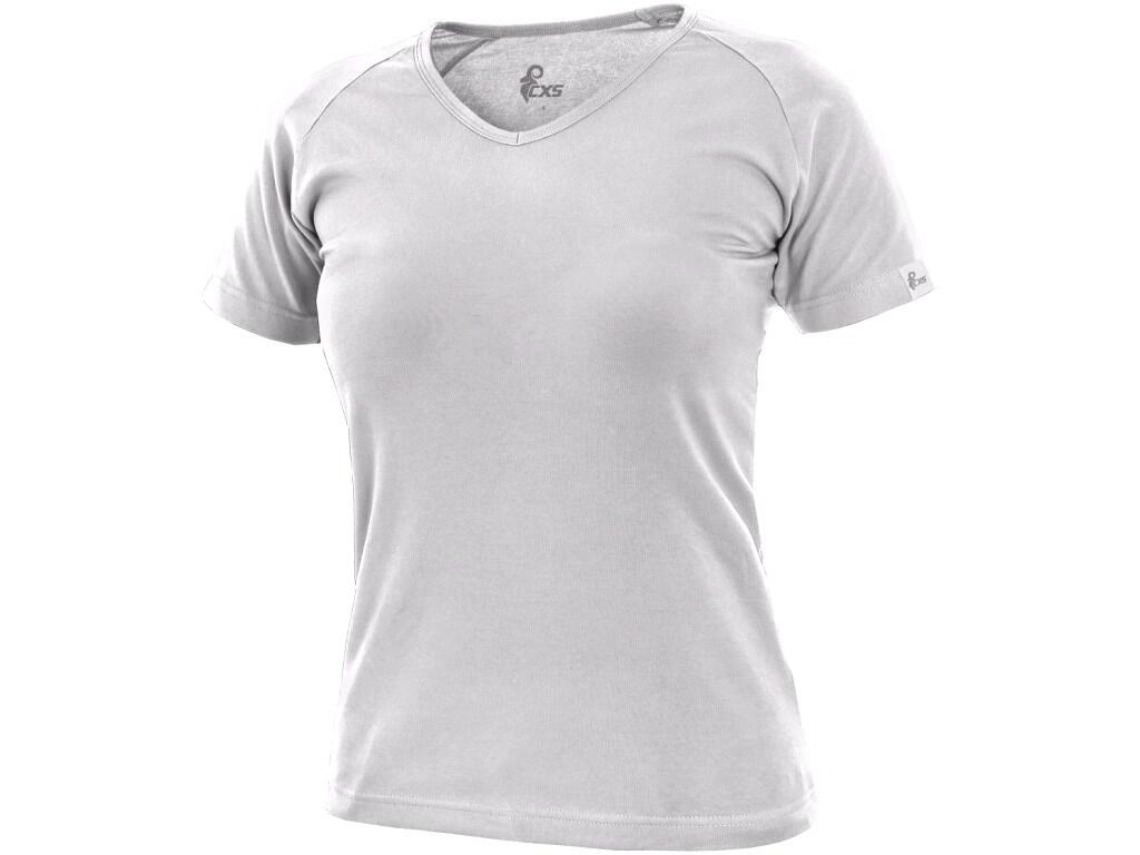 Tričko CXS ELLA, dámské, krátký rukáv, bílá, vel. 2XL