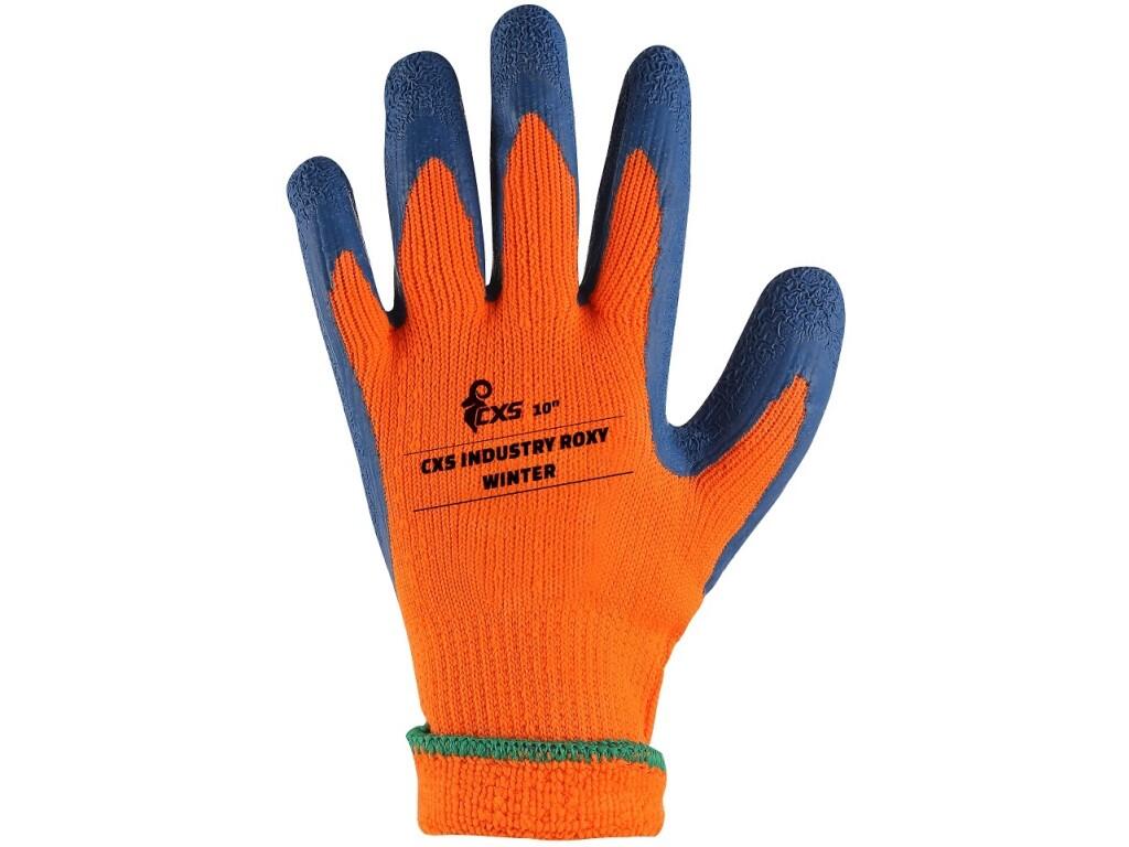 Rukavice CXS INDUSTRY ROXY WINTER, zimní, máčené v latexu