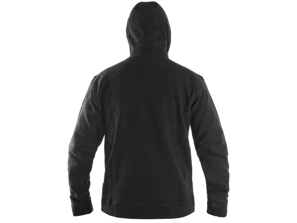 Mikina CXS HARRISON, pánská, černo-zelená, vel. 2XL
