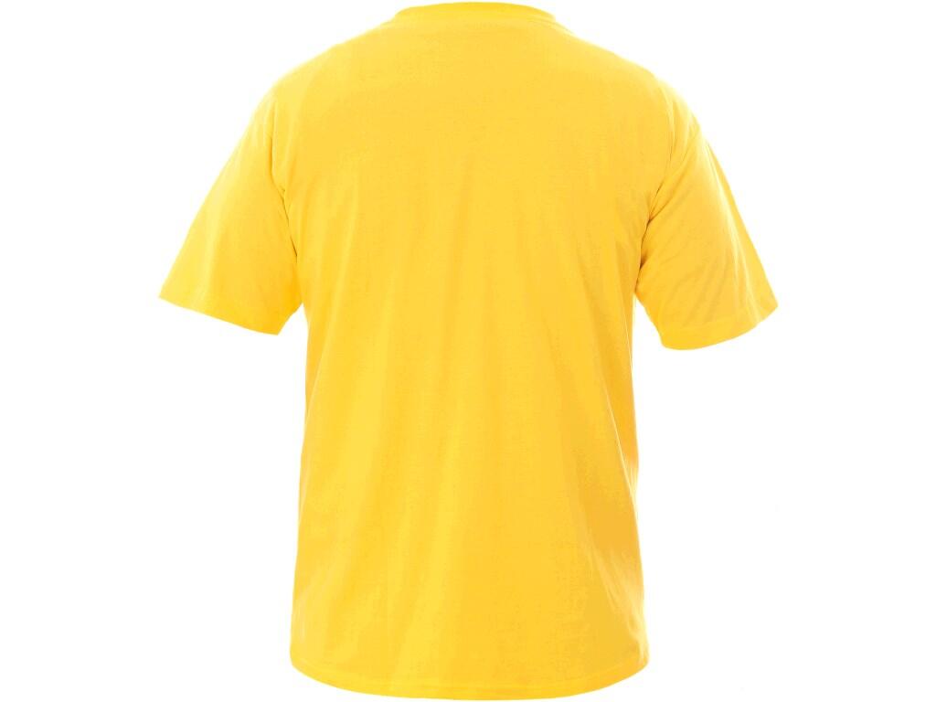 Tričko CXS DANIEL, krátký rukáv, žluté, vel. S