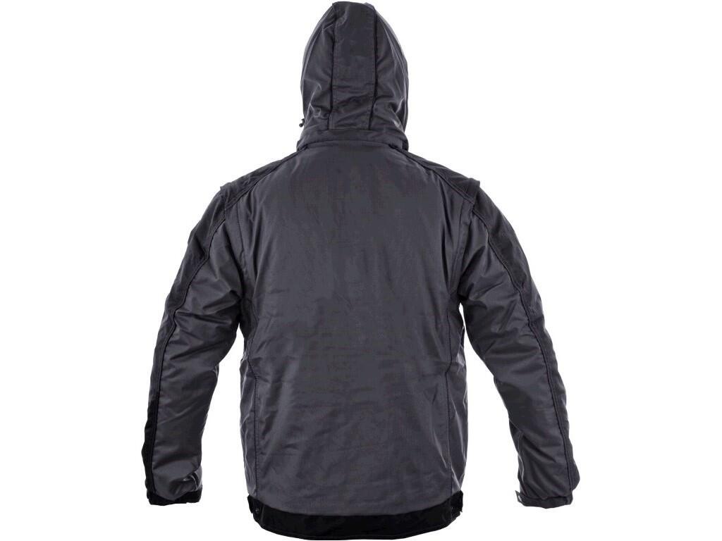 Bunda CXS IRVINE, zimní, pánská, šedo-černá, vel. 5XL