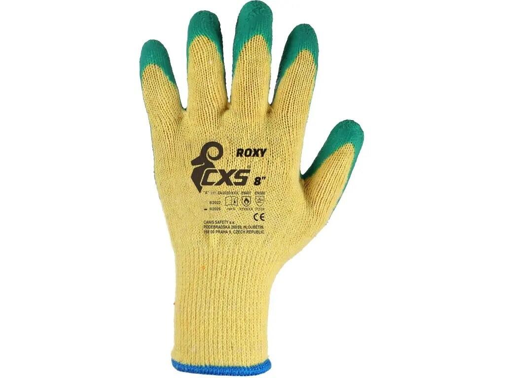 Rukavice CXS ROXY, s blistrem, máčené v latexu, vel. 11