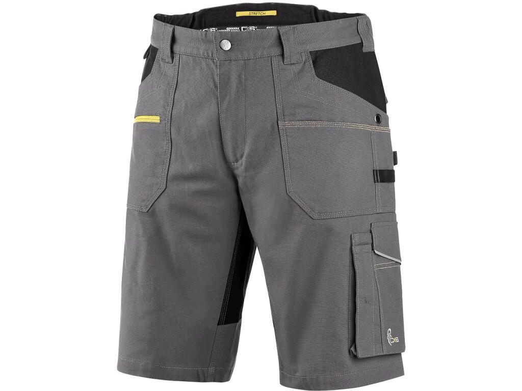 Kraťasy CXS STRETCH, pánske, sivo-čierne