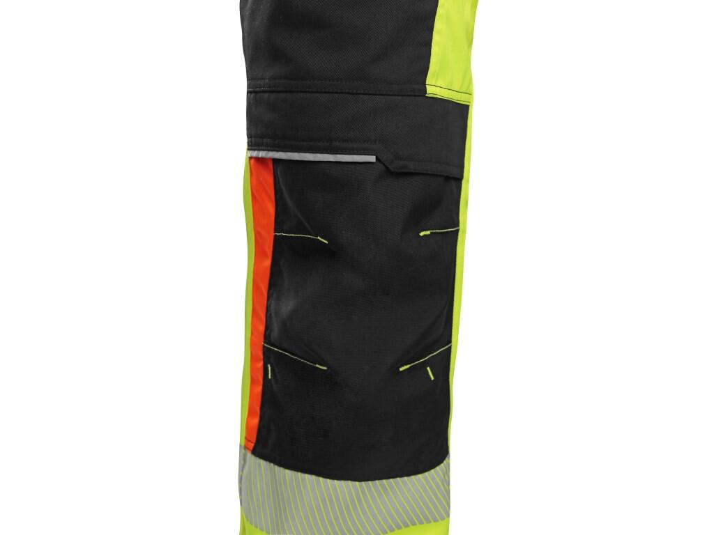 Kalhoty CXS BENSON výstražné, pánské, žluto-černé, vel. 48
