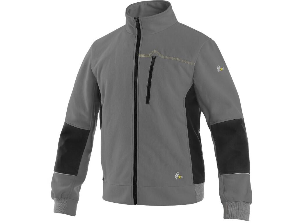 Mikina CXS TEXAS, pánska, sivo-čierna