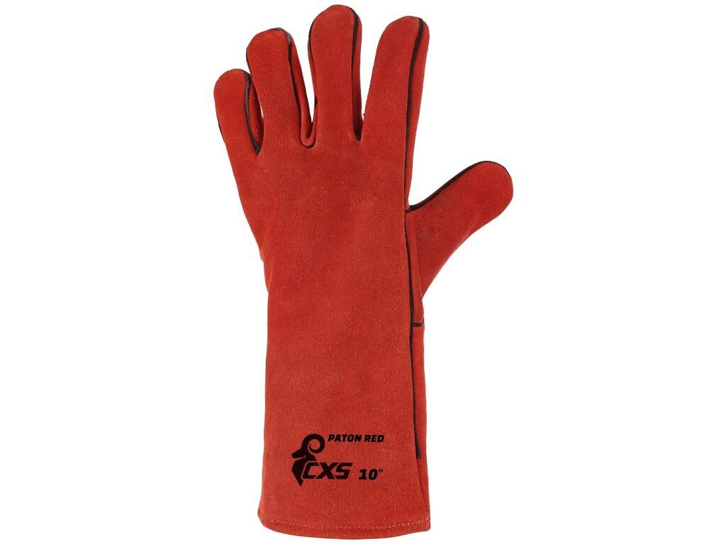 Rukavice CXS PATON RED, svářecí, vel. 10