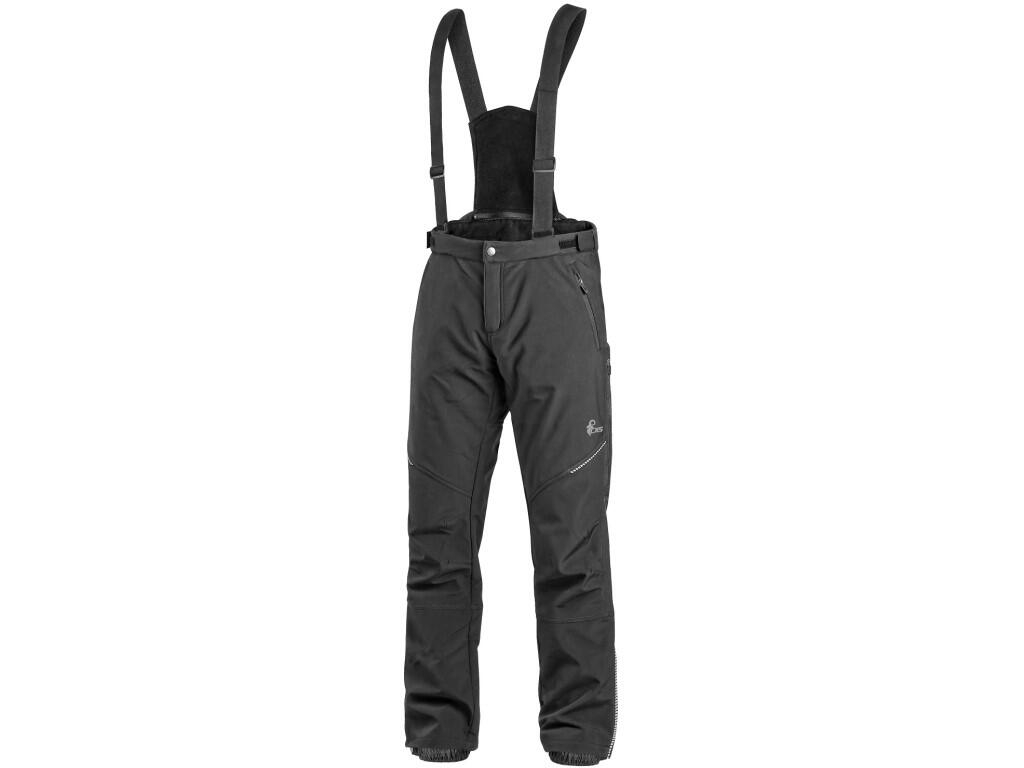 Nohavice CXS TRENTON, zimný softshell, pánske, čierne, vel. 54