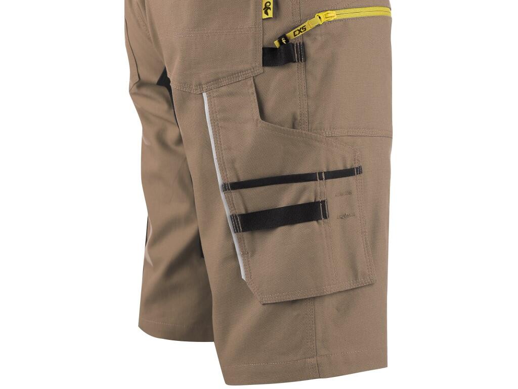 Kraťasy CXS STRETCH, pánské, béžovo-černé, vel. 62