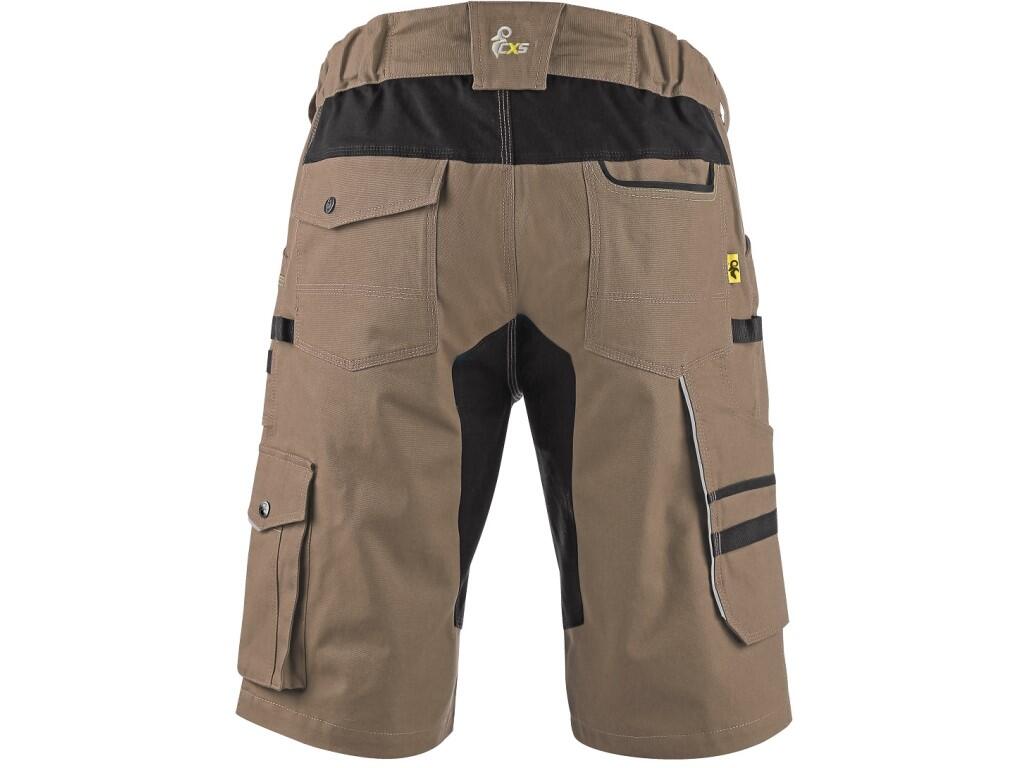 Kraťasy CXS STRETCH, pánské, béžovo-černé, vel. 64