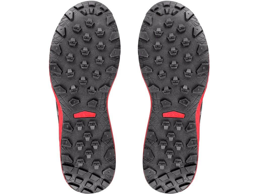 Obuv CXS SPORT, polobotka, černo-červená, vel. 39