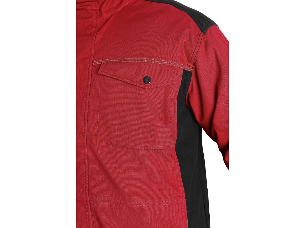 Blůza CXS STRETCH, pánská, červeno - černá, vel. 48