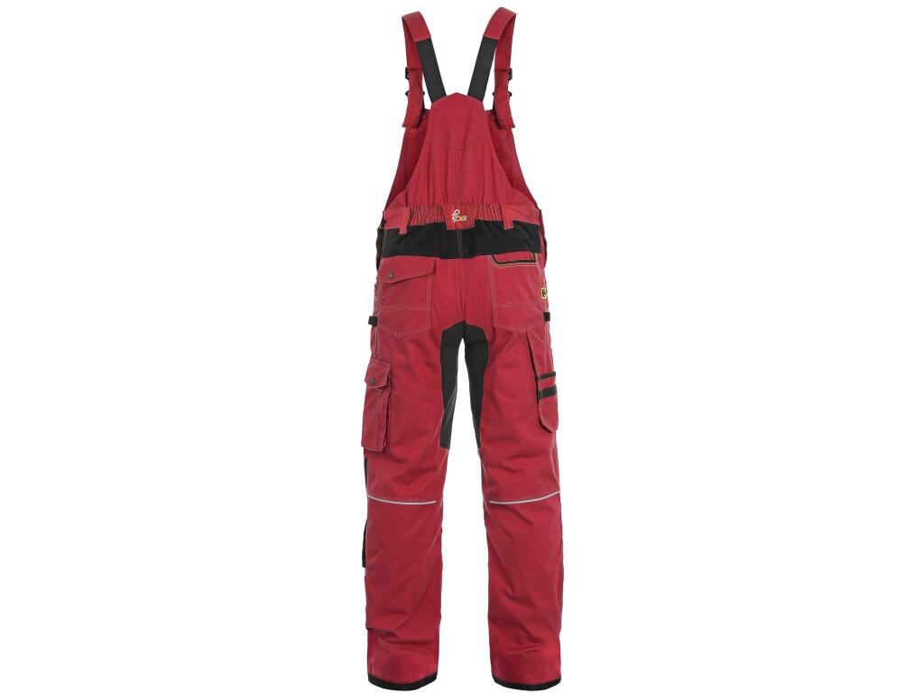 Zahradníky CXS STRETCH, pánské, červeno - černé, vel. 50