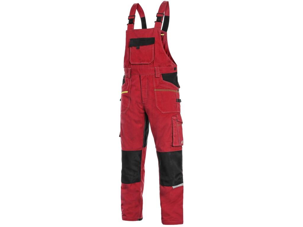 Zahradníky CXS STRETCH, pánské, červeno - černé, vel. 62