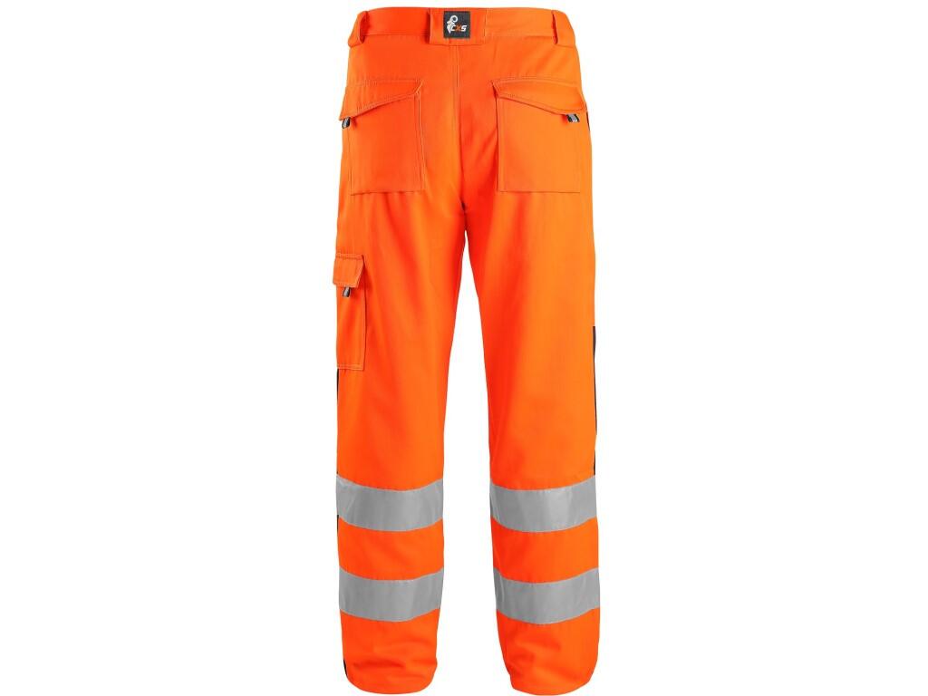Nohavice CXS NORWICH, výstražné, 170-176cm, oranžovo-modré