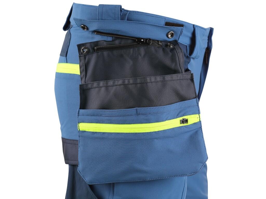 Kraťasy CXS NAOS pánské, modro-modré, HV žluté doplňky, vel. 58