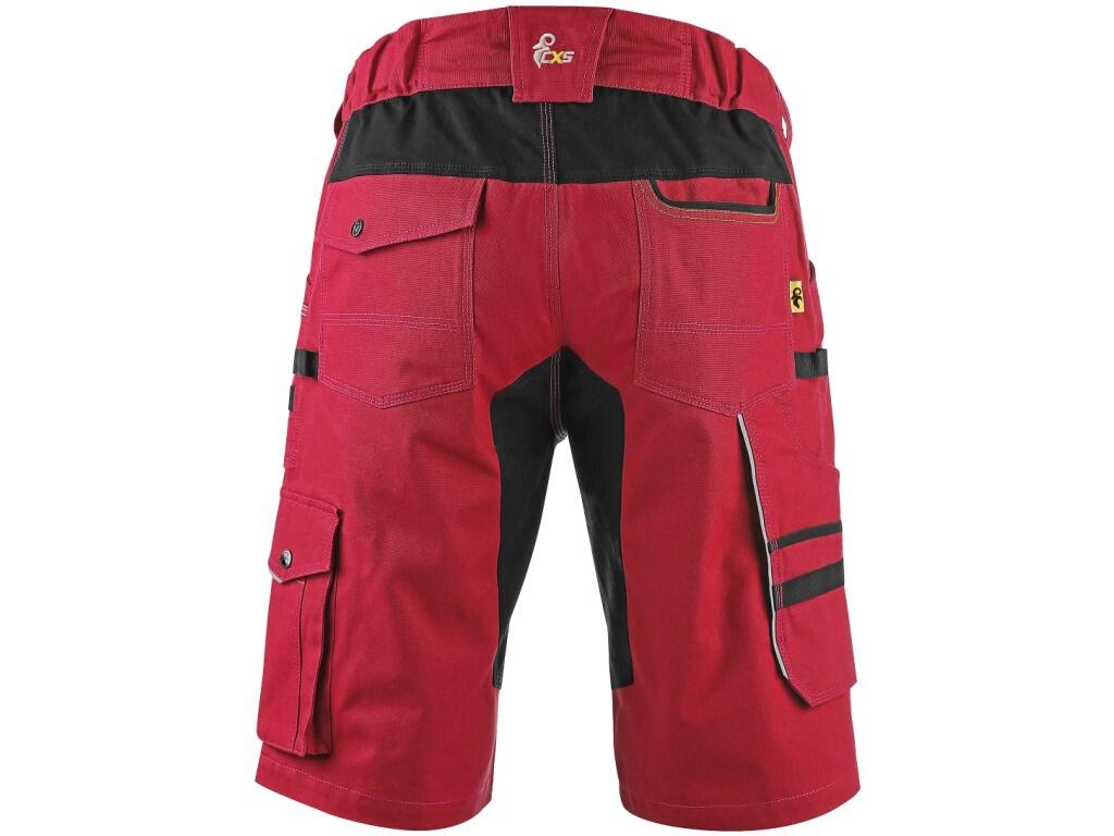 Kraťasy CXS STRETCH, pánské, červeno-černé, vel. 58