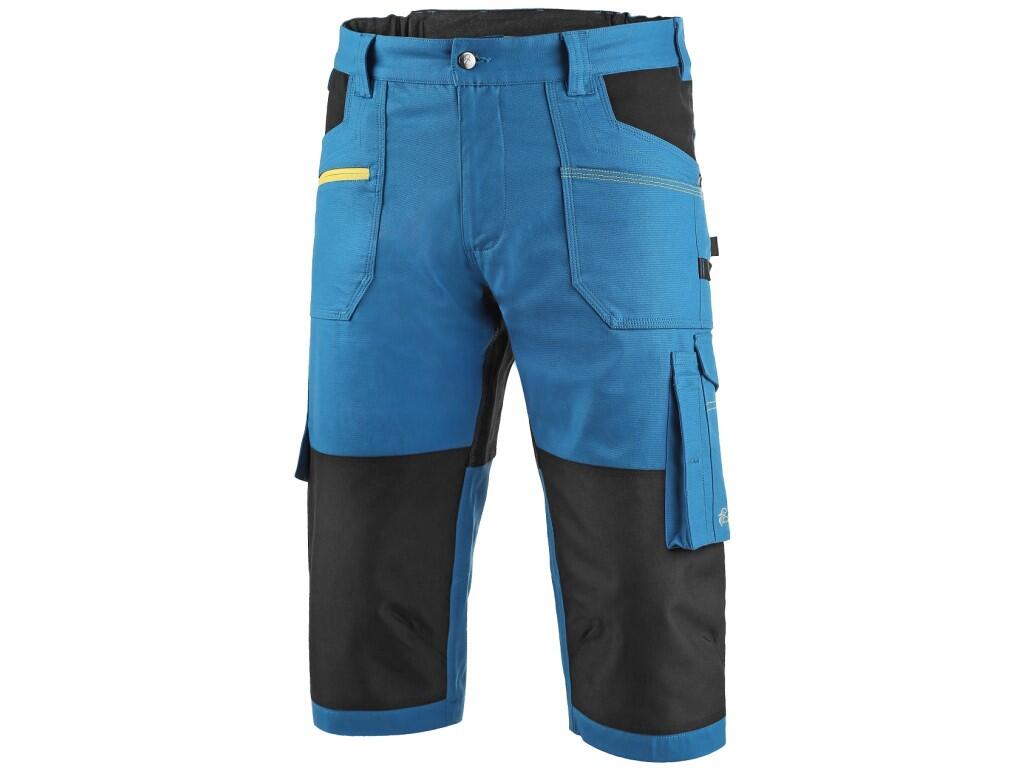 Kalhoty 3/4 CXS STRETCH, pánské, středně modré-černé, vel. 58