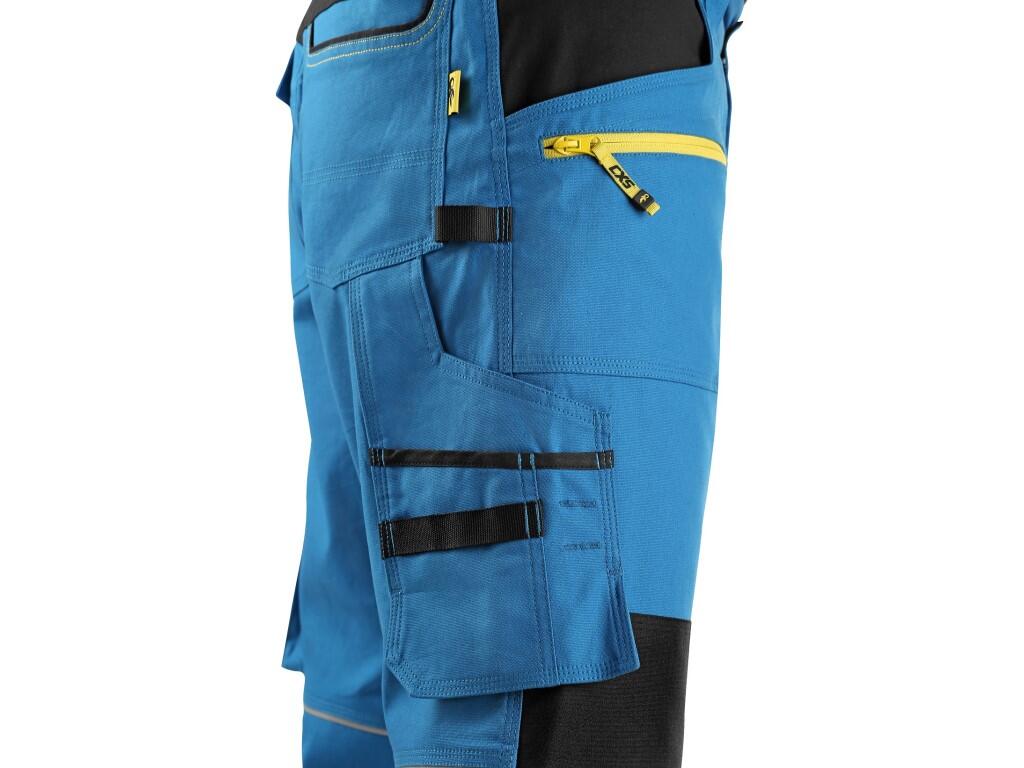Kalhoty 3/4 CXS STRETCH, pánské, středně modré-černé, vel. 58