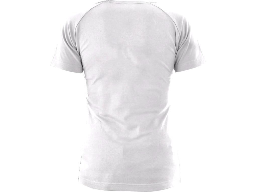 Tričko CXS ELLA, dámské, krátký rukáv, bílá, vel. 4XL