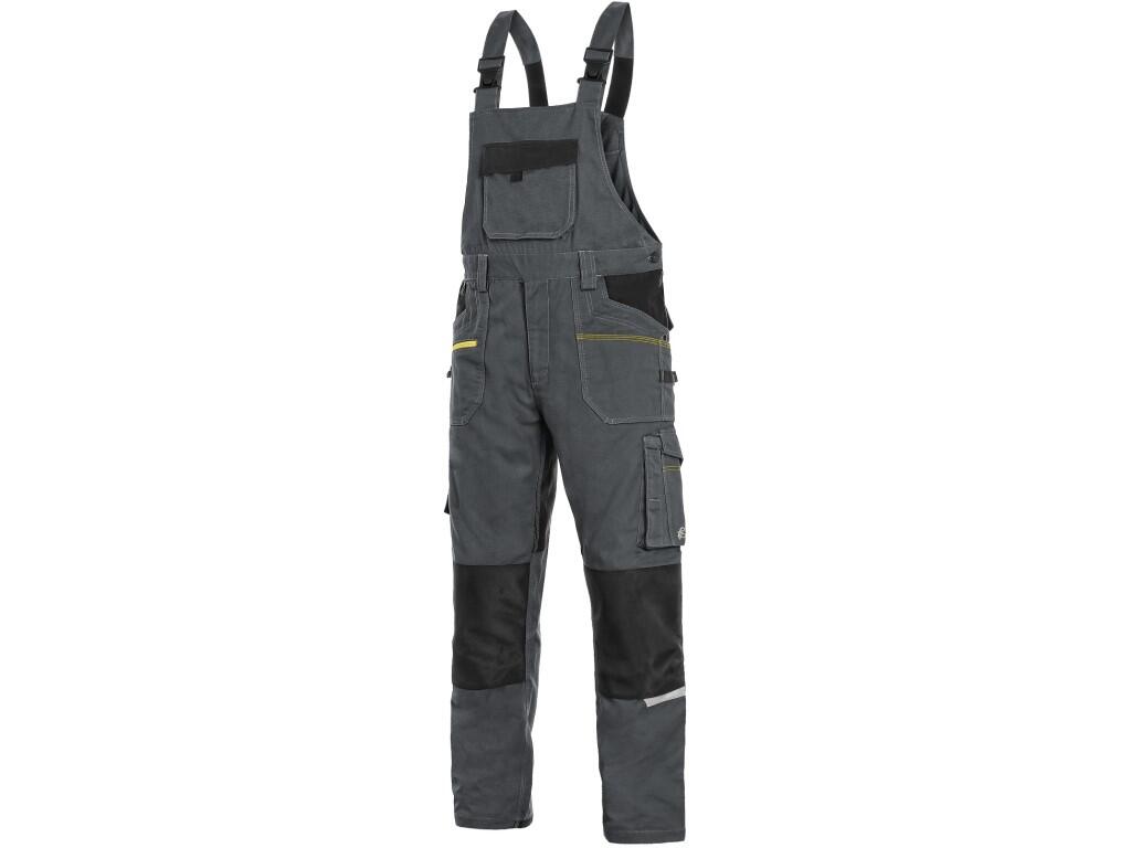 Zahradníky CXS STRETCH, pánské, tmavě šedé-černá, vel. 48