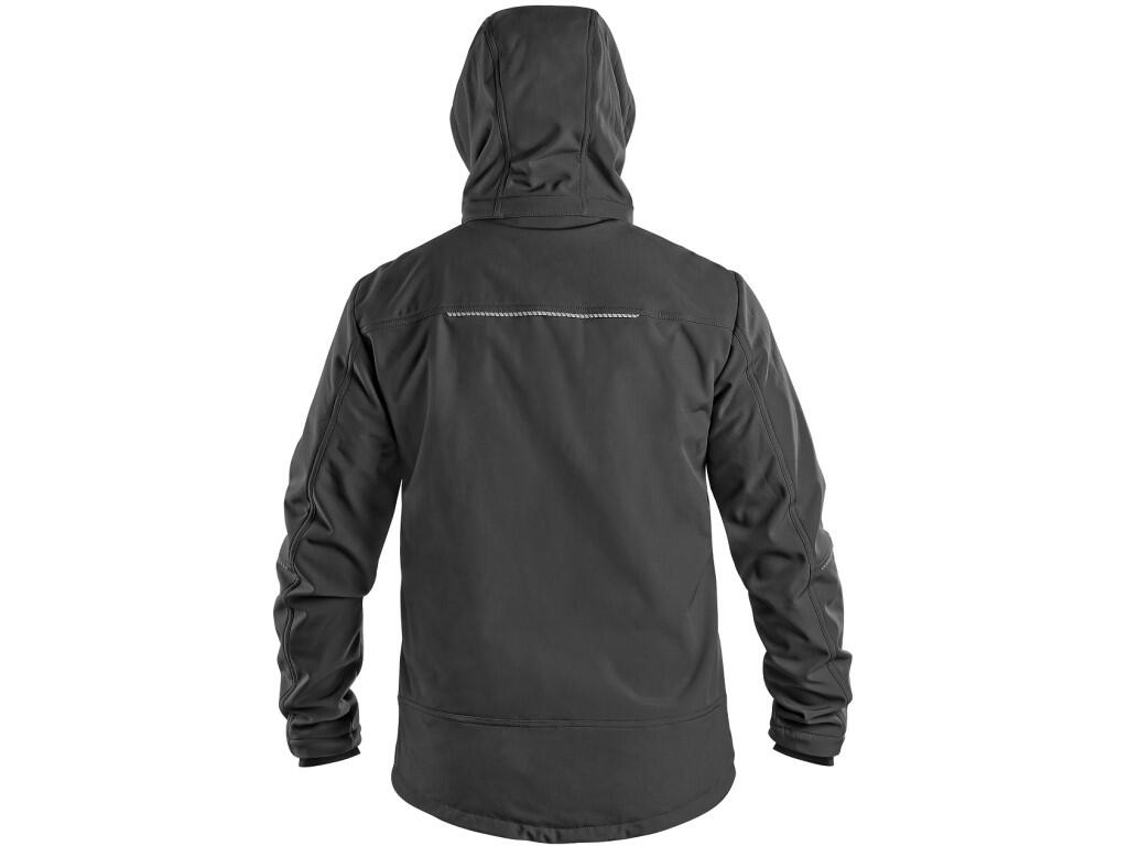Bunda CXS STRETCH, pánská, softshell, černá, vel. 5XL