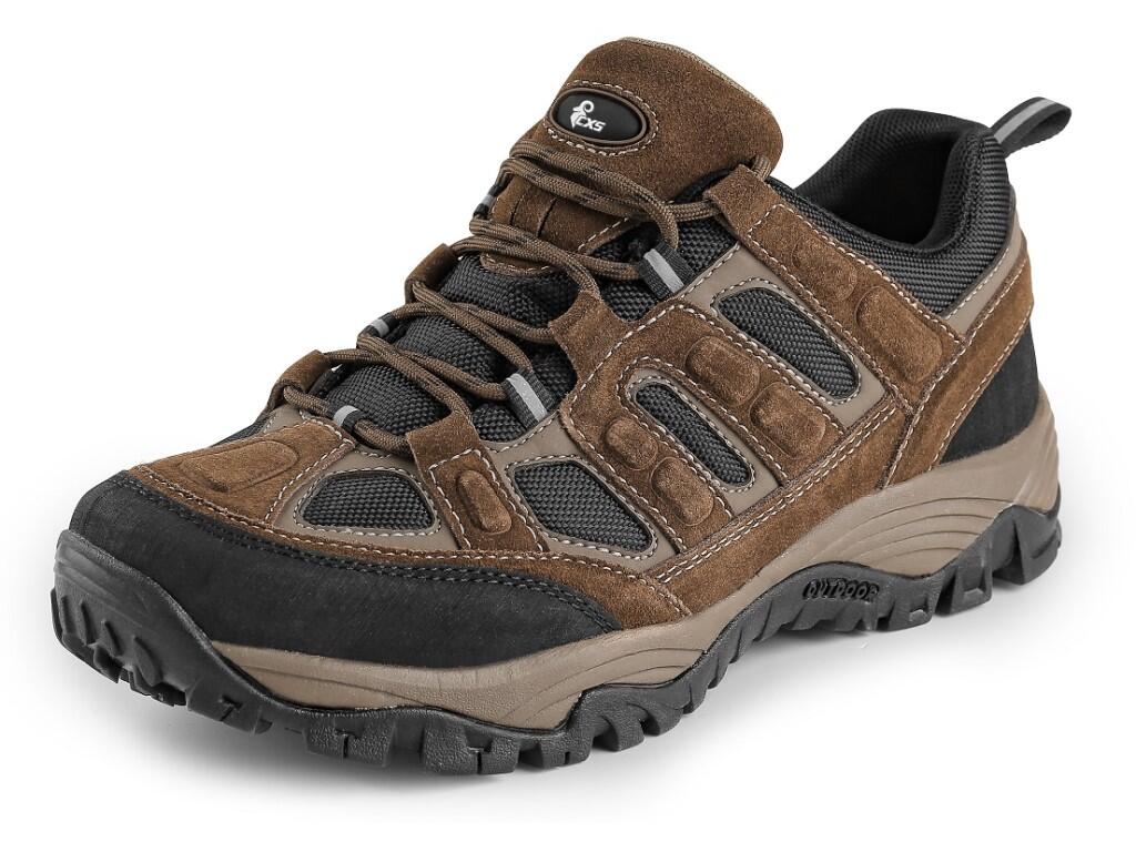 Obuv poltopánka CXS ISLAND JAVA, hnedá