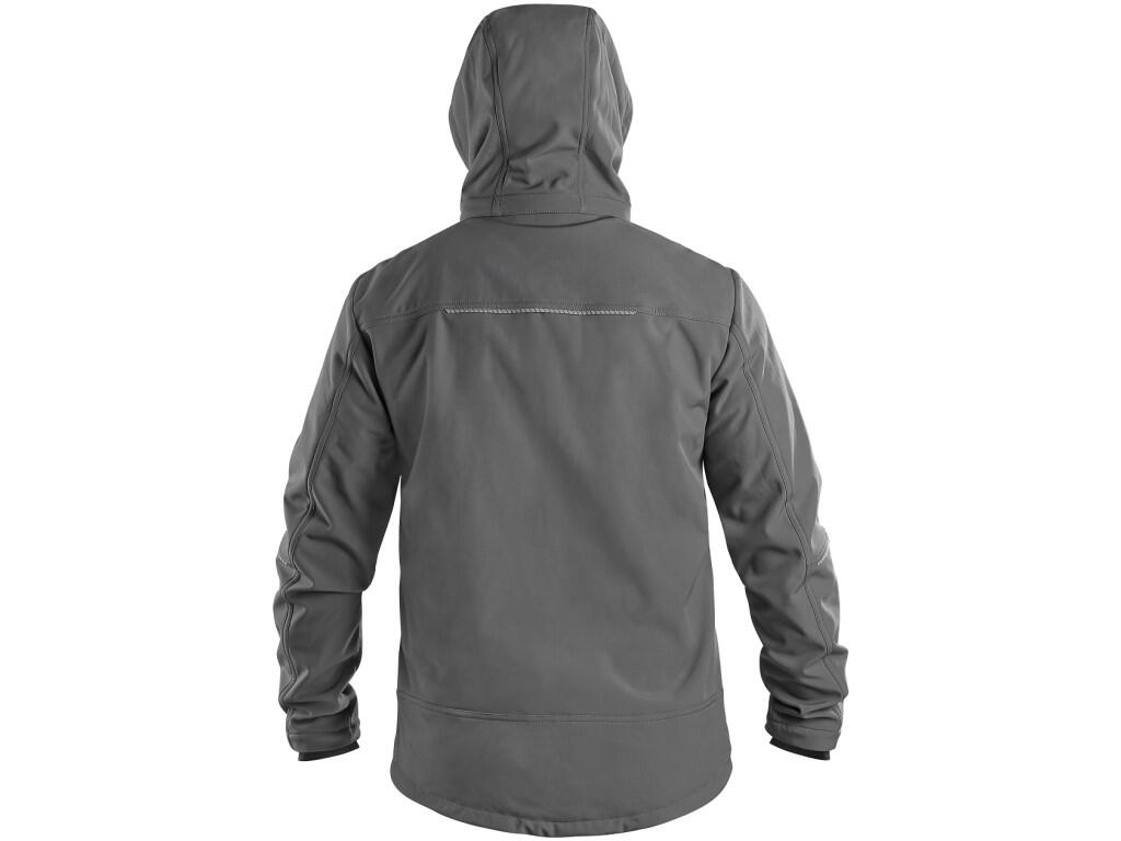 Bunda CXS STRETCH, pánska, softshell, sivá