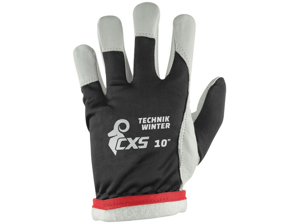 Rukavice CXS TECHNIK WINTER, zimní, kombinované, vel. 08