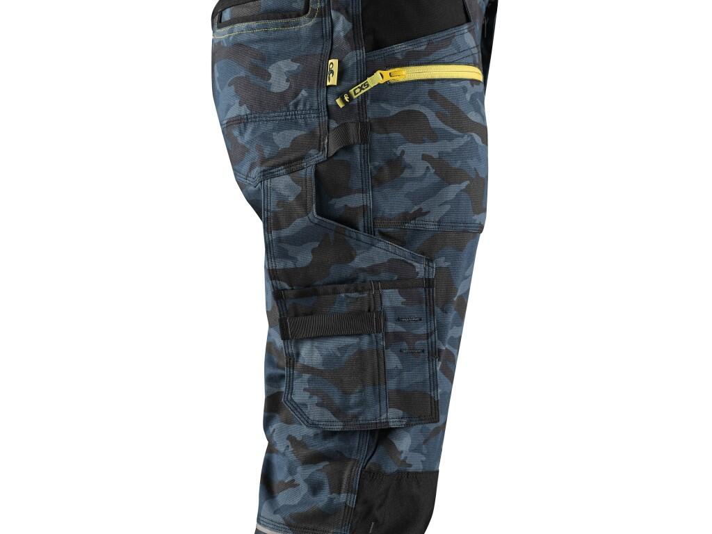 Kalhoty CXS STRETCH, pánské, maskáčovo-modré, vel. 58
