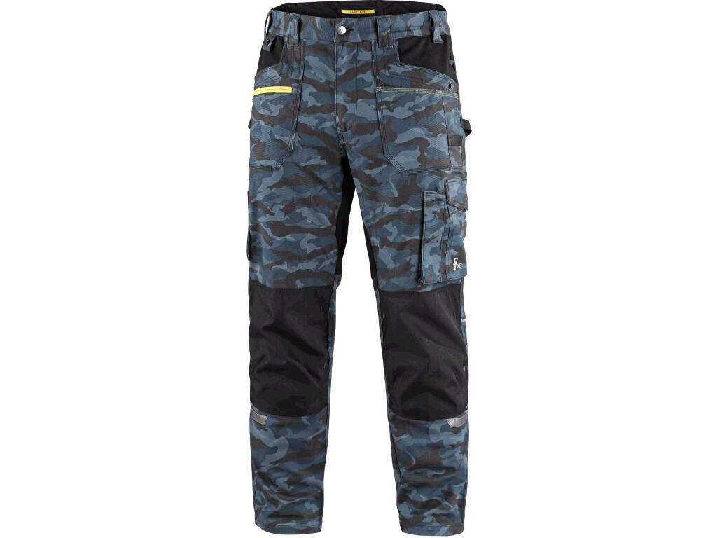 Nohavice CXS STRETCH, pánske, maskáčové modré